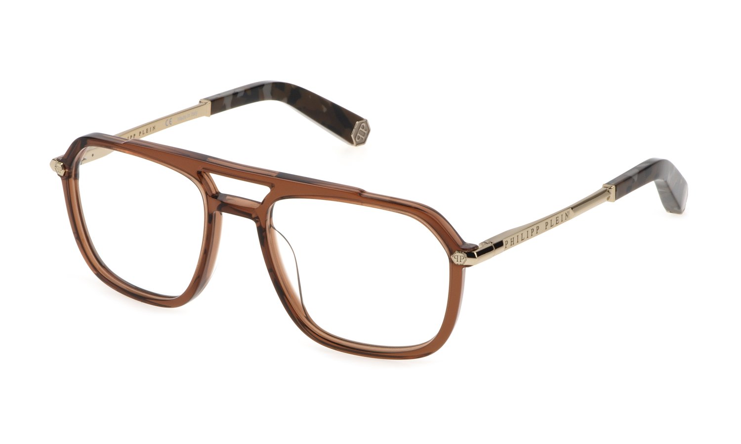 Ochelari de vedere MAN PHILIPP PLEIN VPP018M5407AY maro