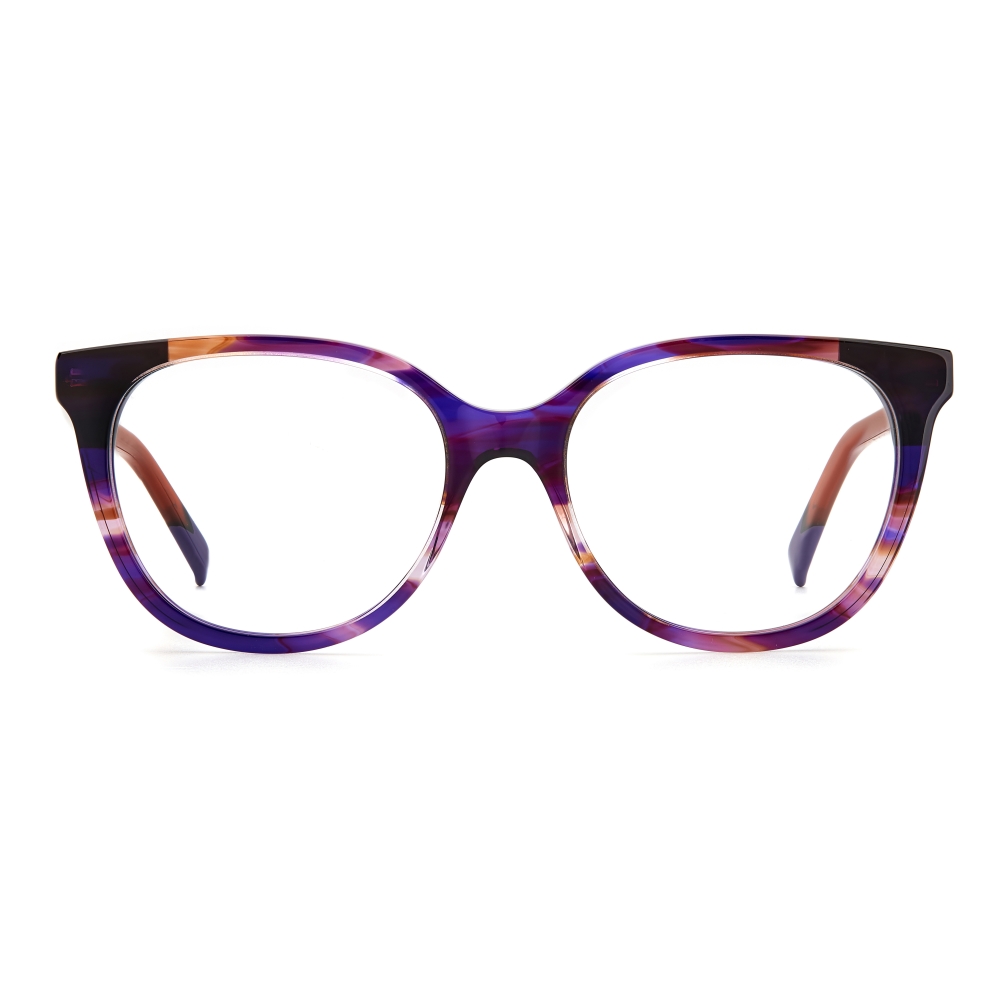 Ochelari de vedere MISSONI MIS-0100-L7W pentru Femei violet maro horn