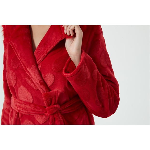 Linea Luxury Heart Sparkle Dressing Gown