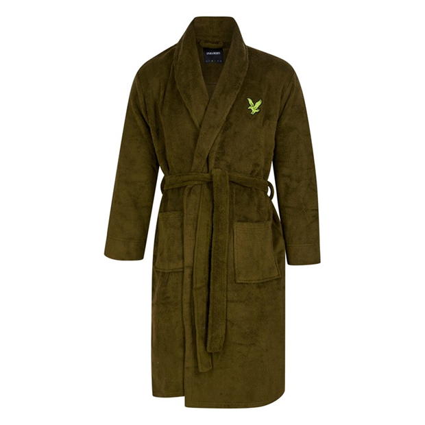 Lyle and Scott Embroided Robe Sn99