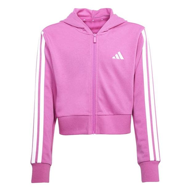 Hanorac adidas 3-Stripe Essentials Full-Zip copil