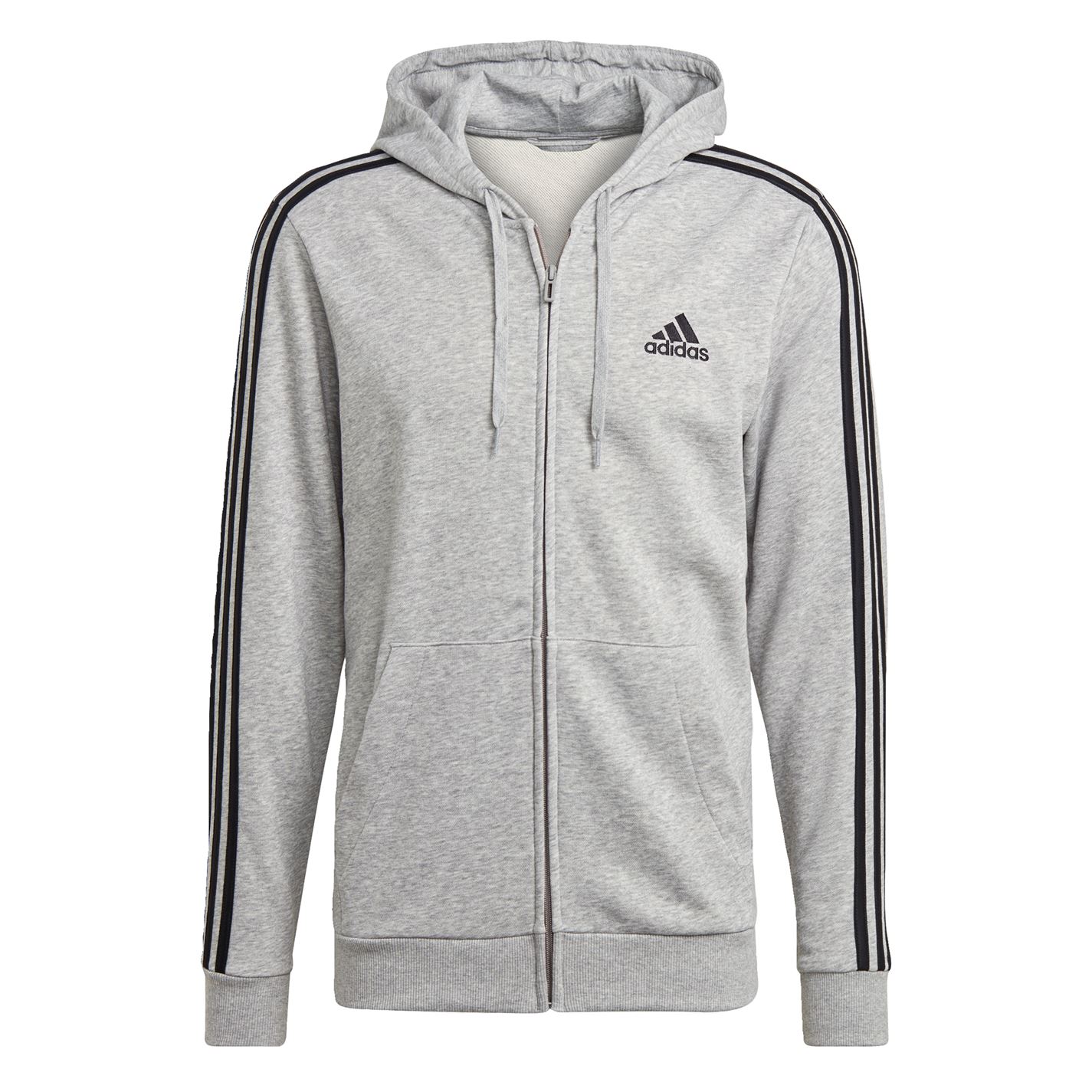 Hanorac adidas Essentials French Terry 3-Stripes Full-Zip