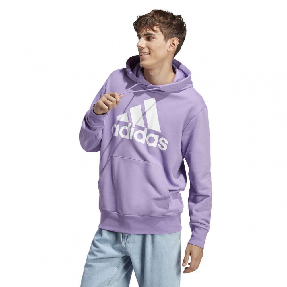 Hanorac Men's Adidas Essentials French Terry Big Logo purple IC9368