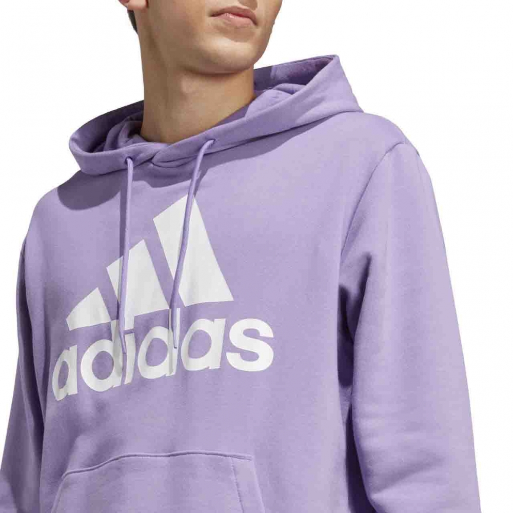 Hanorac Men's Adidas Essentials French Terry Big Logo purple IC9368