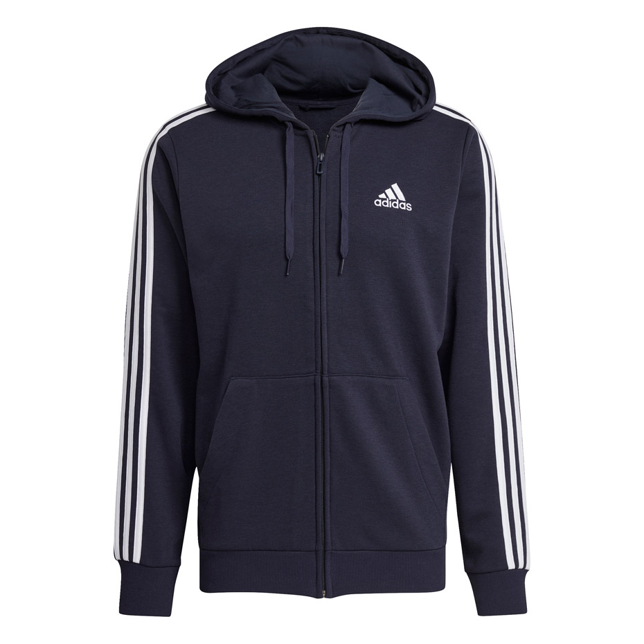 Hanorac Men's adidas Essentials Full-Zip navy blue GK9033