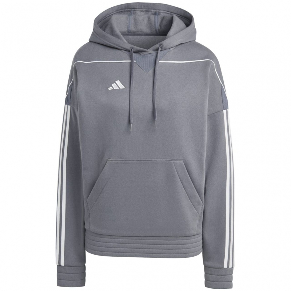 Hanorac Bluza damska adidas Tiro 23 League Sweat szara HZ3013