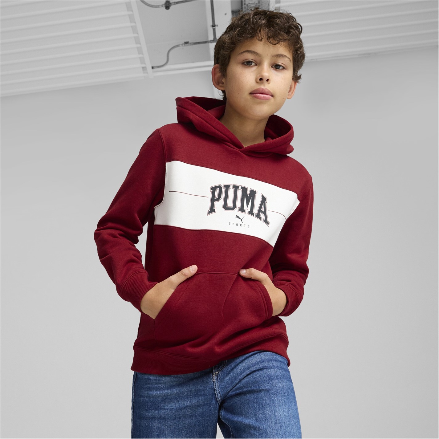 Hanorac Hanorac Puma Squad Fl B Unisex copil