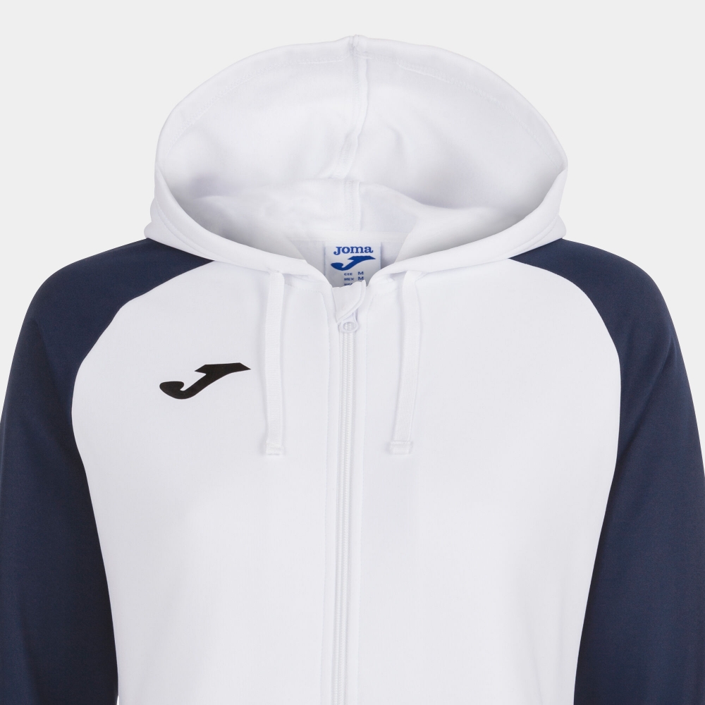 Hanorac Academy Iv Zip-up White Navy Joma