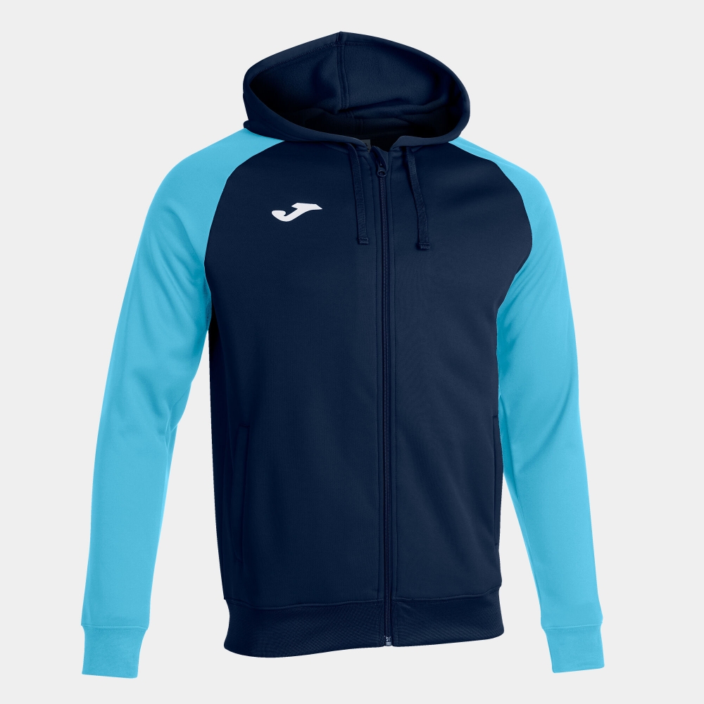 Hanorac Academy Iv Zip-up Navy Fluor Turquoise Joma