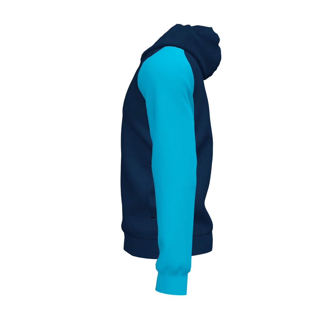 Hanorac Academy Iv Zip-up Navy Fluor Turquoise Joma