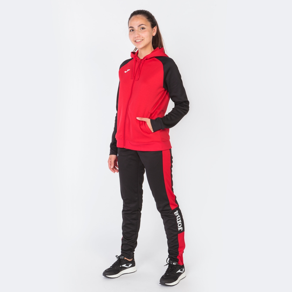 Hanorac Academy Iv Zip-up Red Black Joma