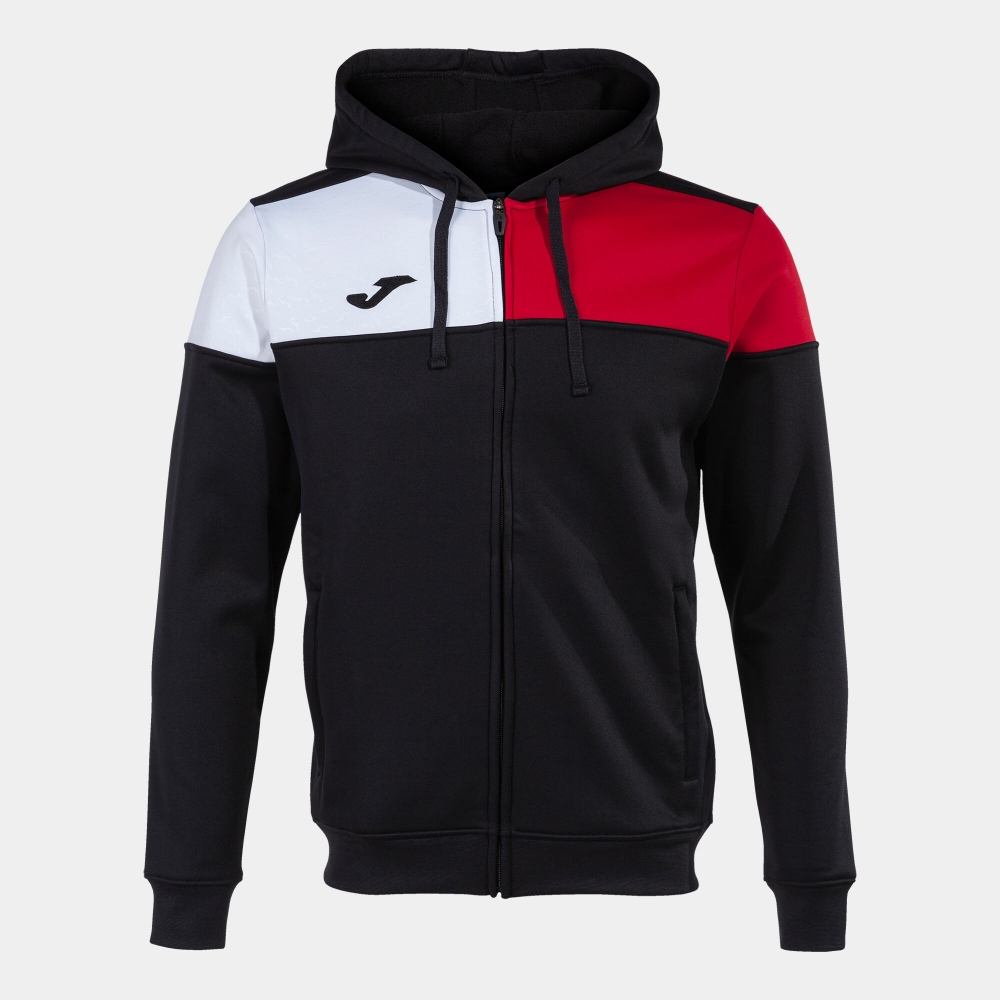 Hanorac Crew V Zip-up Black Red White Joma