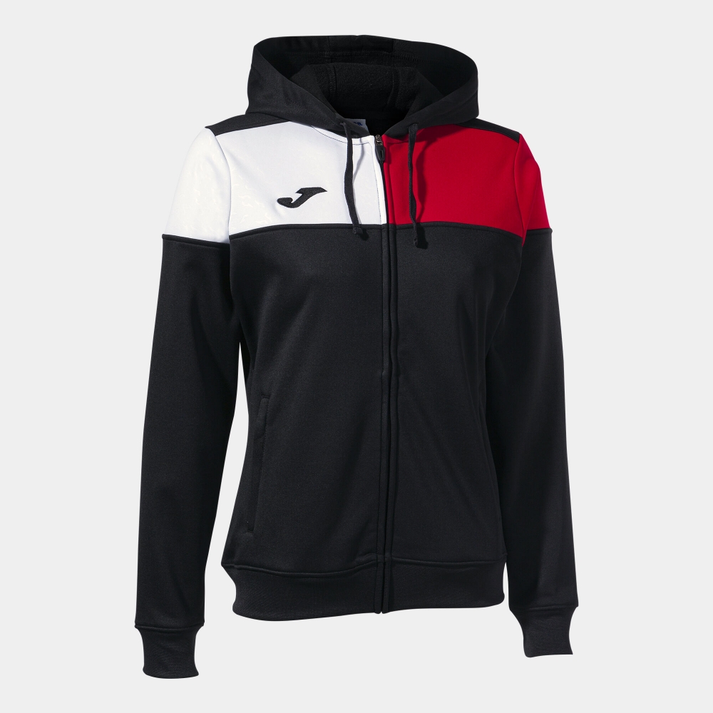 Hanorac Crew V Zip-up Black Red White Joma