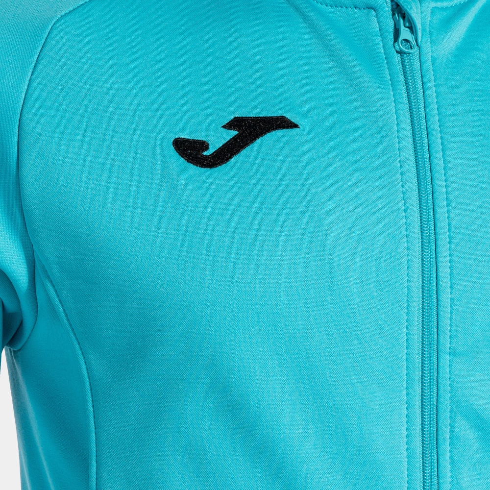 Hanorac Menfis Zip-up Fluor Turquoise Joma