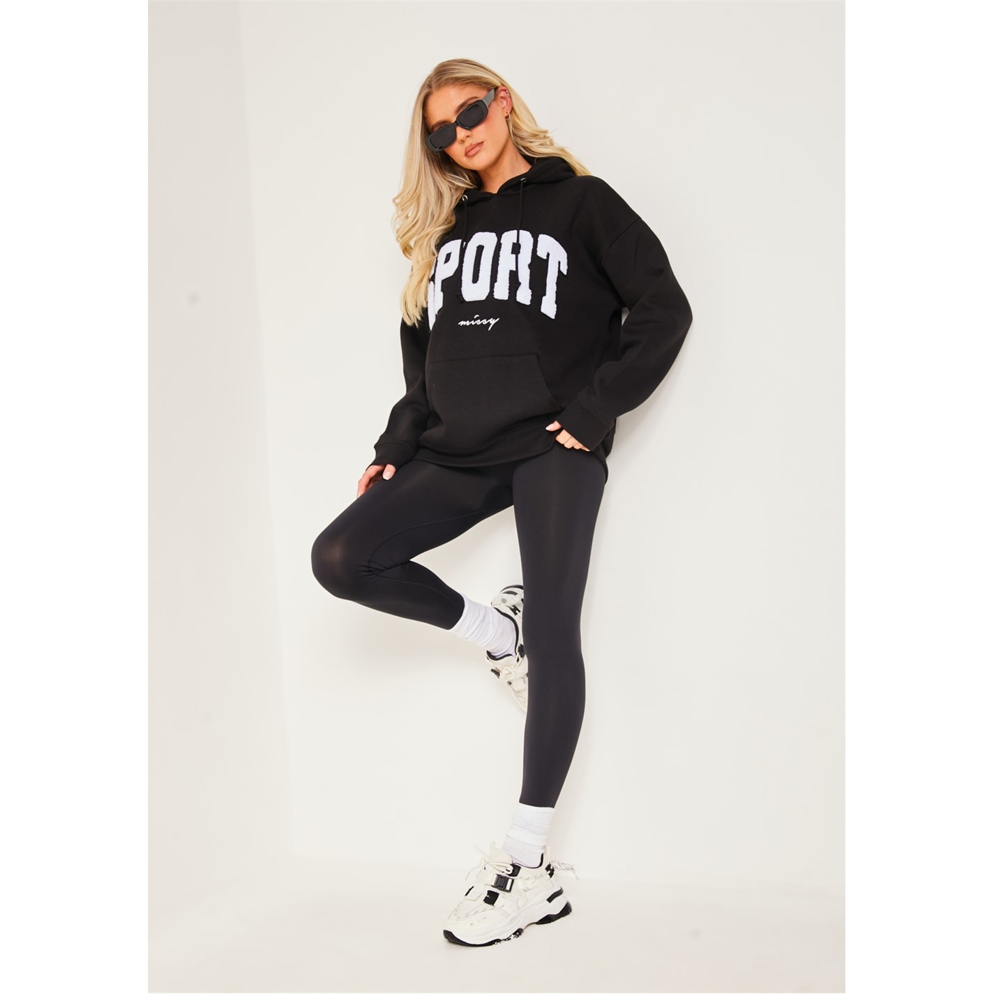 Hanorac Missy Empire Black Borg Oversized Sport