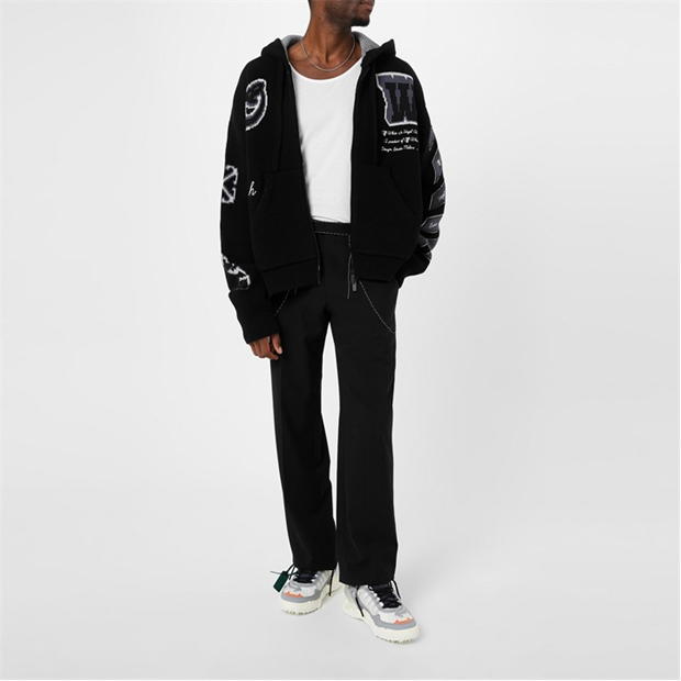 Hanorac OFF WHITE Varsity Knit