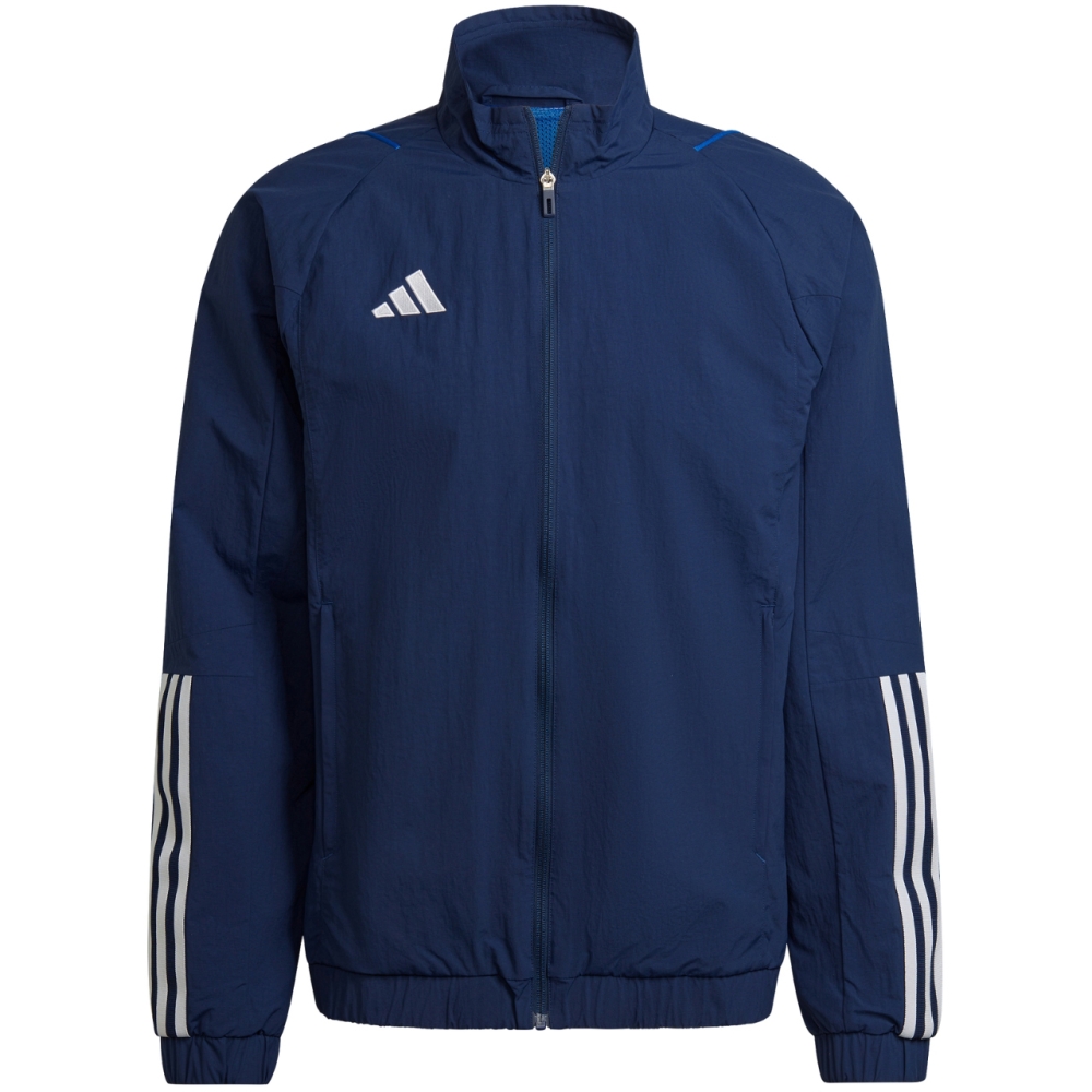 Hanorac pentru b?rba?i adidas Tiro 23 Competition Presentation, bleumarin HK8046