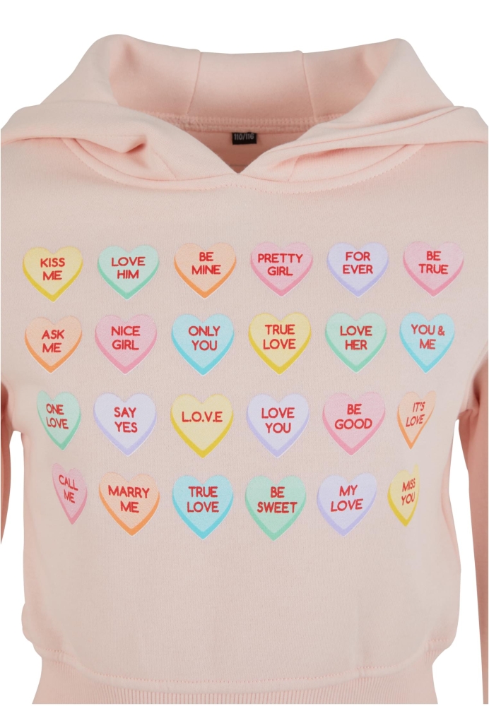 Hanorac Sweet Heart Candy Cropped copil Mister Tee