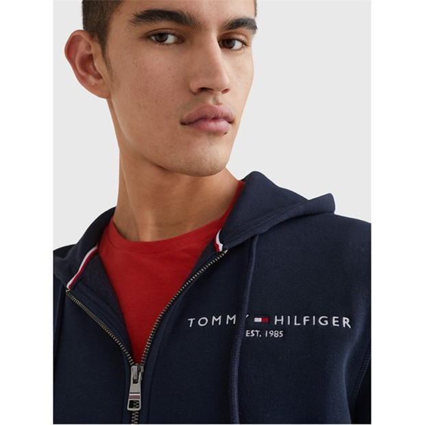 Hanorac Tommy Hilfiger Logo Zip Through