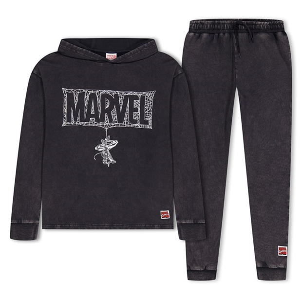 Hanorac Character Marvel Slogan and Jogger Set