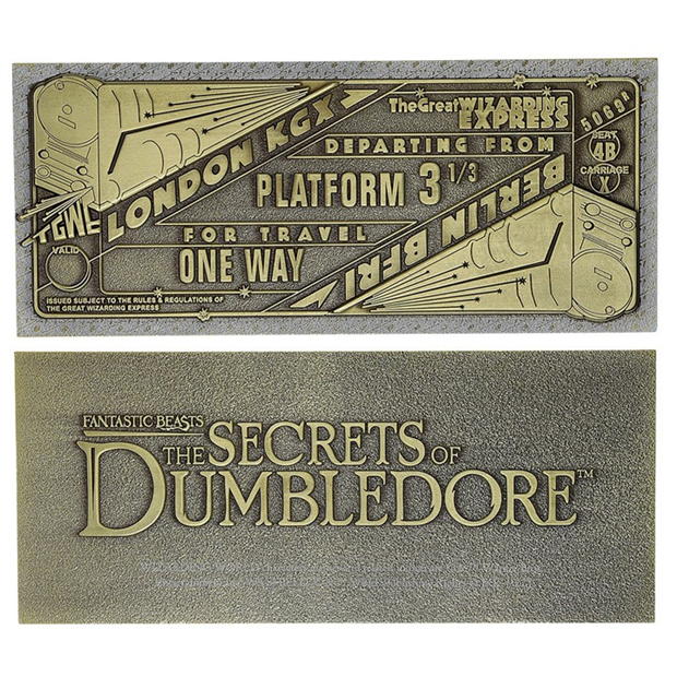 Harry Potter Fantastic Beasts Great Wizarding Express LE Ticket