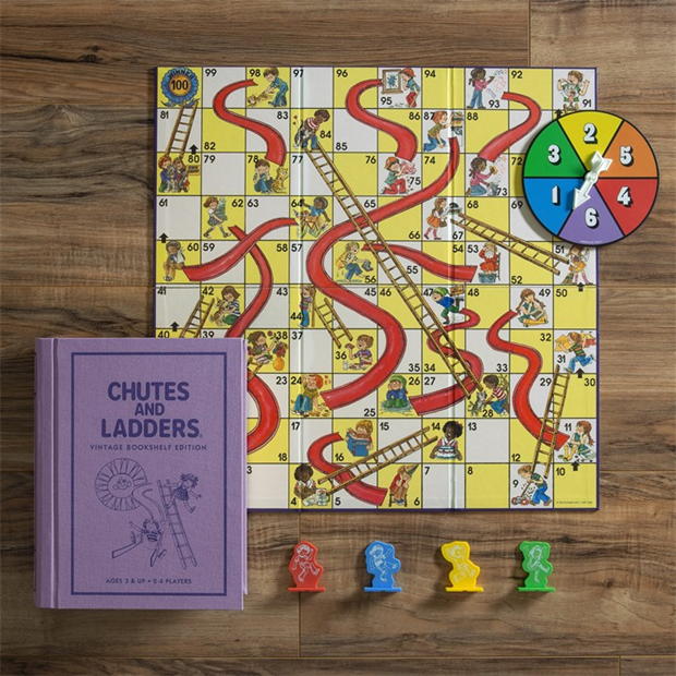 Hasbro Chutes and Ladders Vintage Bookshelf Edition