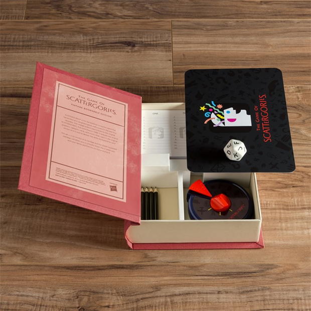 Hasbro Scattergories Vintage Bookshelf Edition