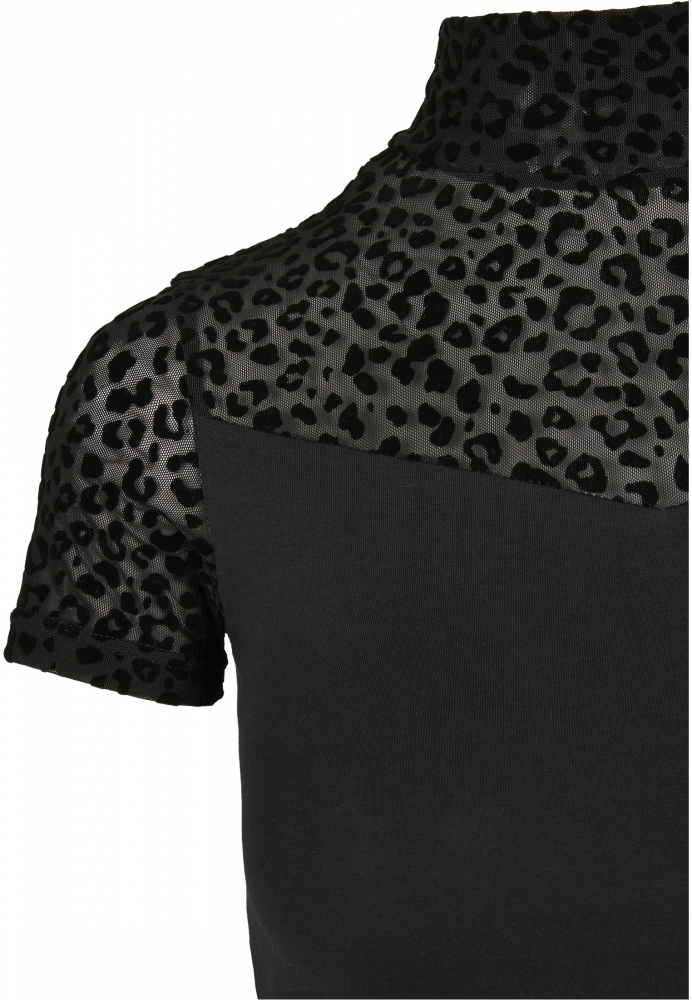 Tricou Flock Lace Turtleneck dama Urban Classics