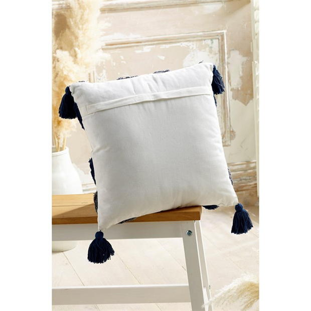 Homelife Tufted Tassel Geo Cushion