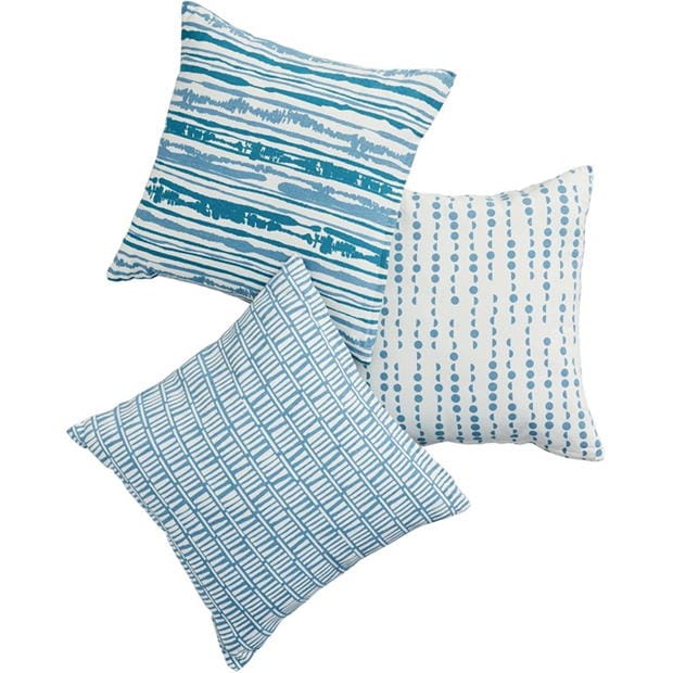 Homelife Pack of 3 Charcoal Cushion Covers