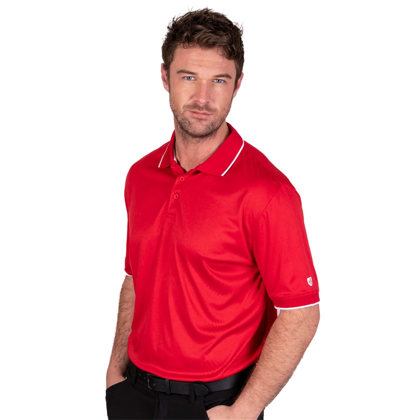 Camasa Island Green Performance Polo Golf