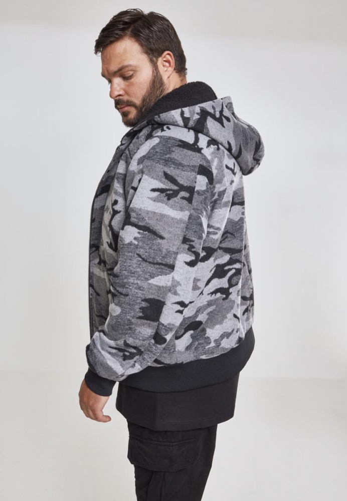 Jacheta Fermoar Camo Urban Classics