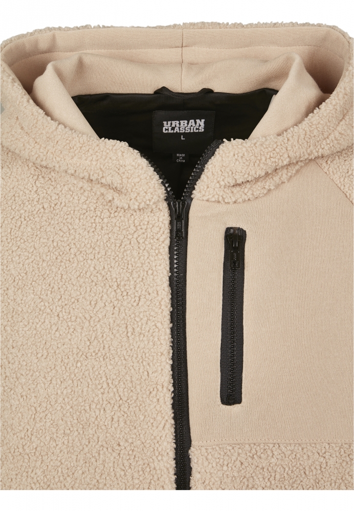 Jacheta Fermoar Hooded Sherpa Urban Classics