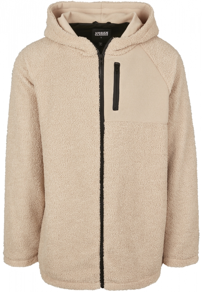 Jacheta Fermoar Hooded Sherpa Urban Classics