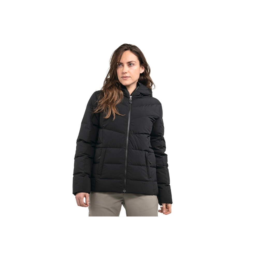 Jacheta Dama Schoffel Down Vindave Black