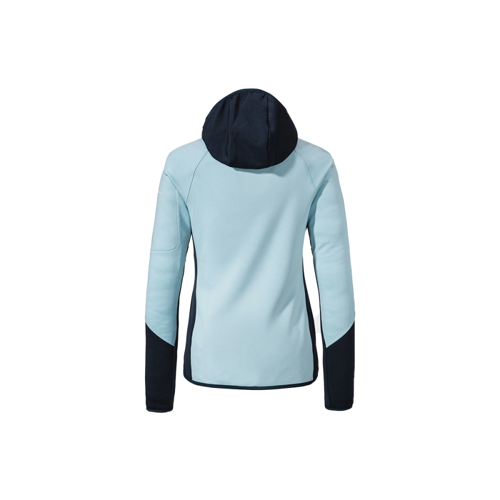 Jacheta dama Schoffel Fleece Hoody Lodron Airy Blue