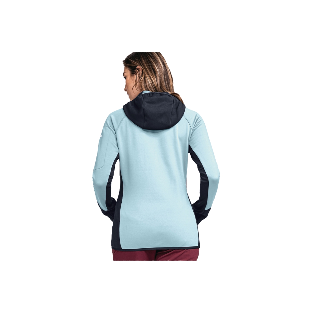 Jacheta dama Schoffel Fleece Hoody Lodron Airy Blue