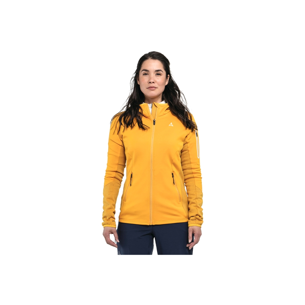 Jacheta Dama Schoffel Fleece Hoody Lodron Honey Gold