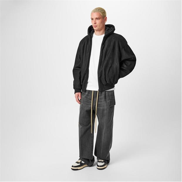 Jacheta FEAR OF GOD piele Bomber