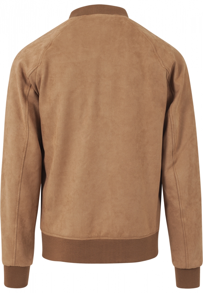 Jacheta Imitation Suede Raglan Bomber Urban Classics