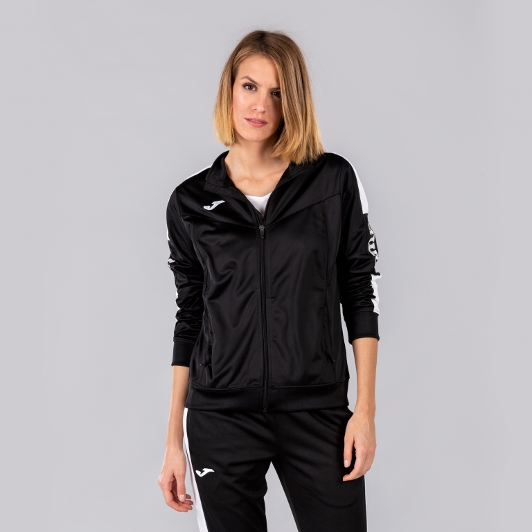 Bluza trening Champion Iv Black-white dama Joma