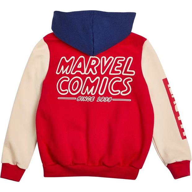 Jacheta Character Marvel Varsity Hooded Bomber