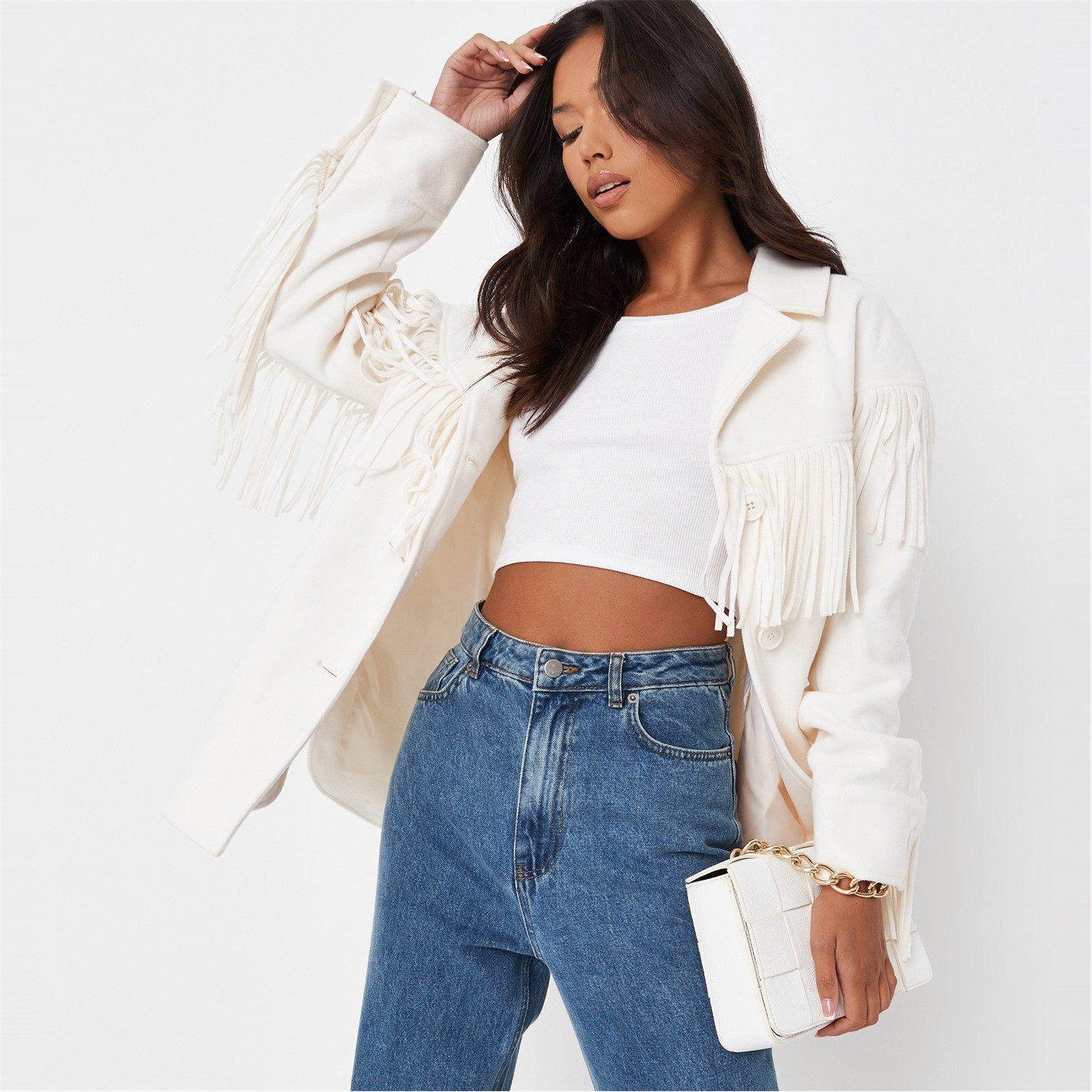 Jacheta Missguided Fringed