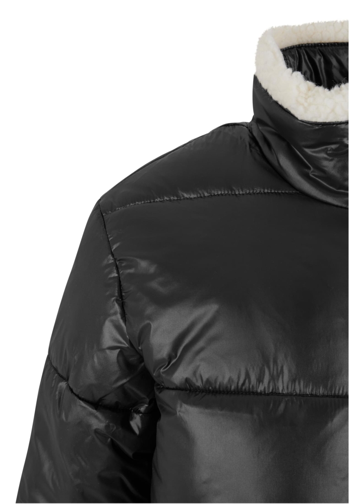 Jacheta Recycled Shiny Puffer Sherpa dama Urban Classics