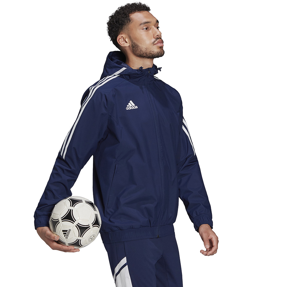 Jacheta Men's adidas Condivo 22 All-Weather navy blue HA6266