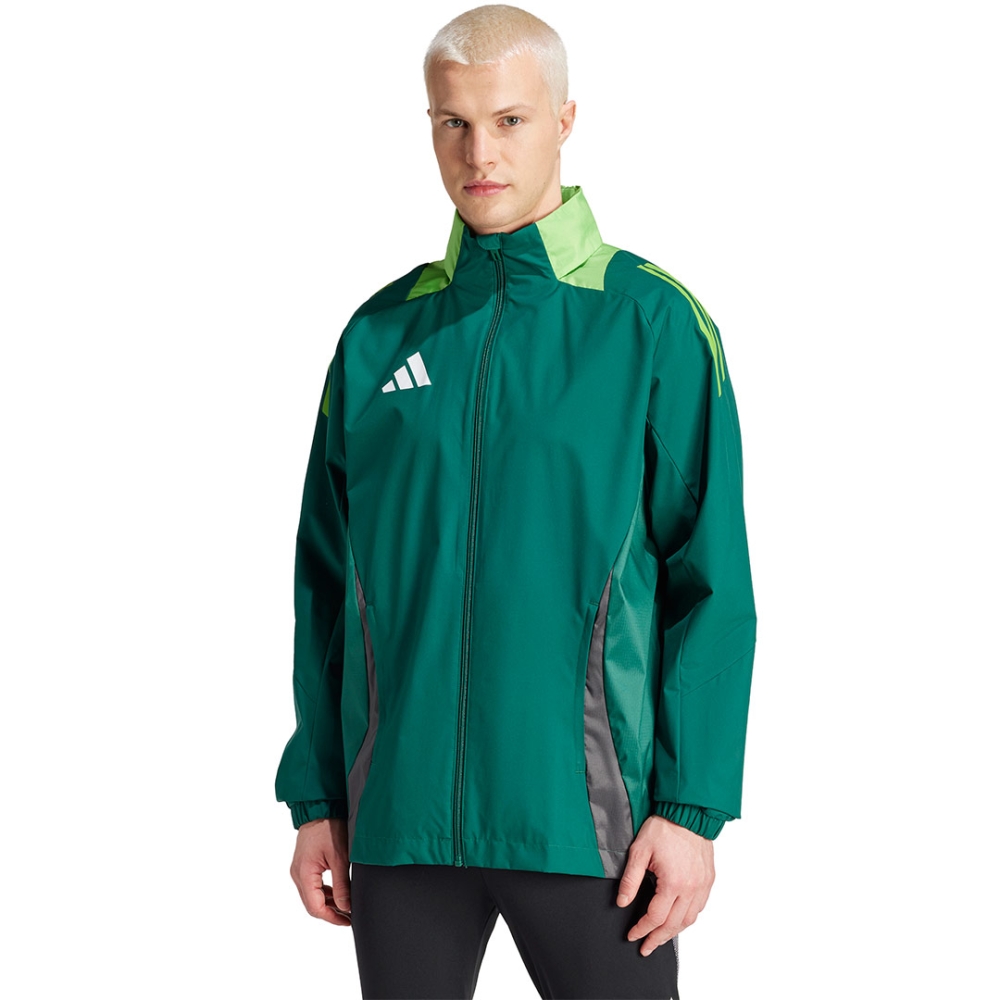 Jacheta Men
's adidas Tiro 24 Competition All-Weather green IR9521