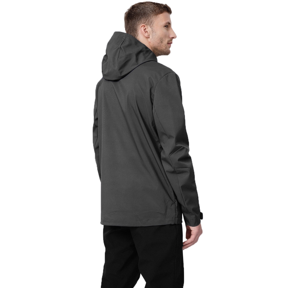 Jacheta Men's softshell 4F M043 dark gray 4FSS23TSOFM043 23S