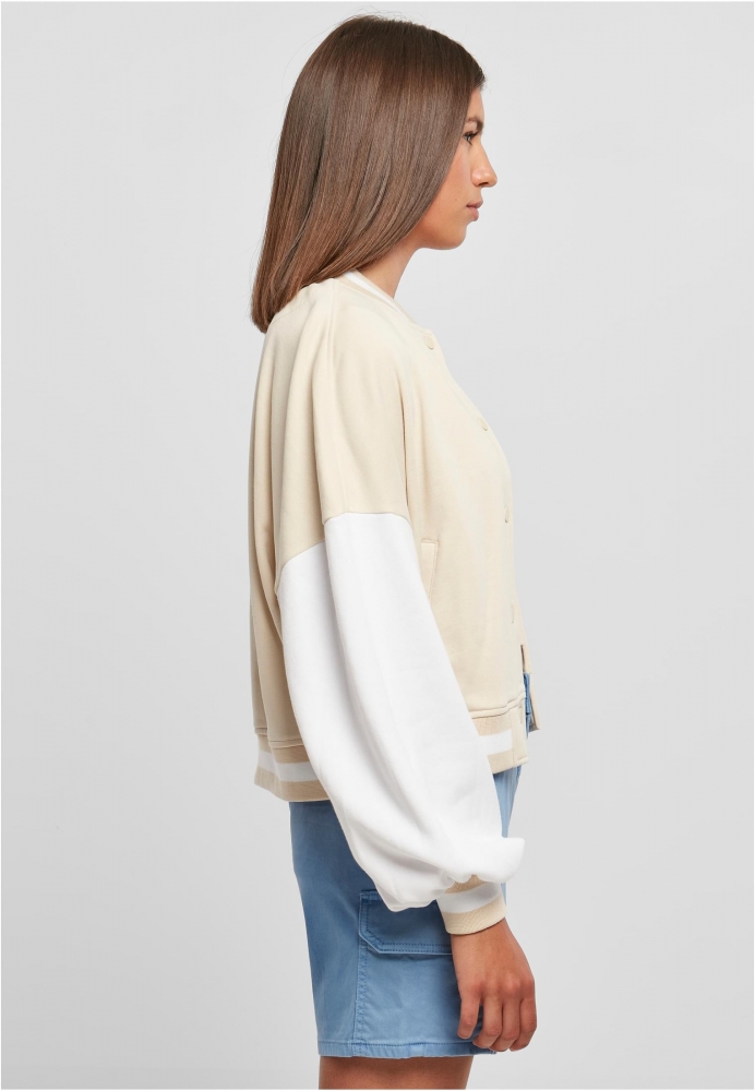 Jacheta Oversized 2 Tone College Terry dama Urban Classics