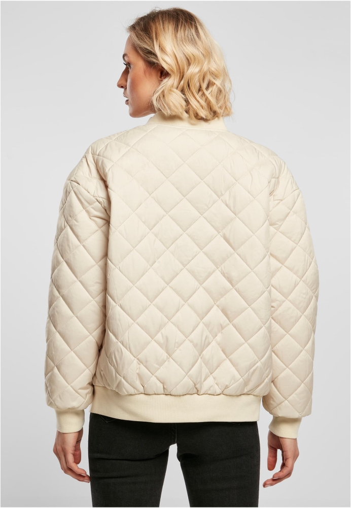 Jacheta Oversized Diamond Quilted Bomber dama Urban Classics