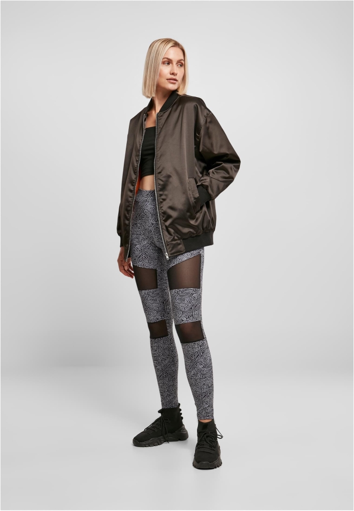 Jacheta Oversized Satin Bomber dama Urban Classics